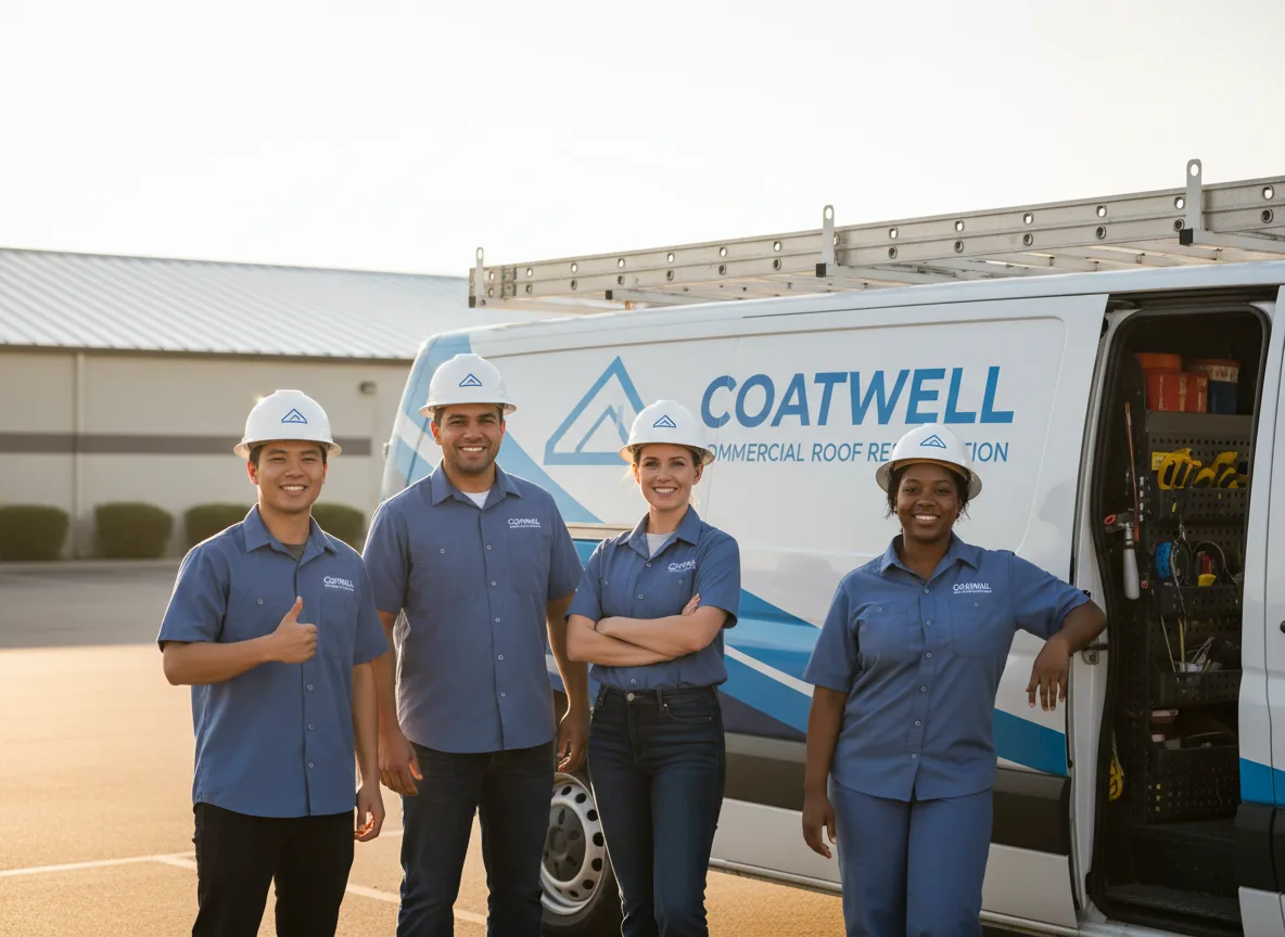 Commercial roof coating company in Marble Rock, IA